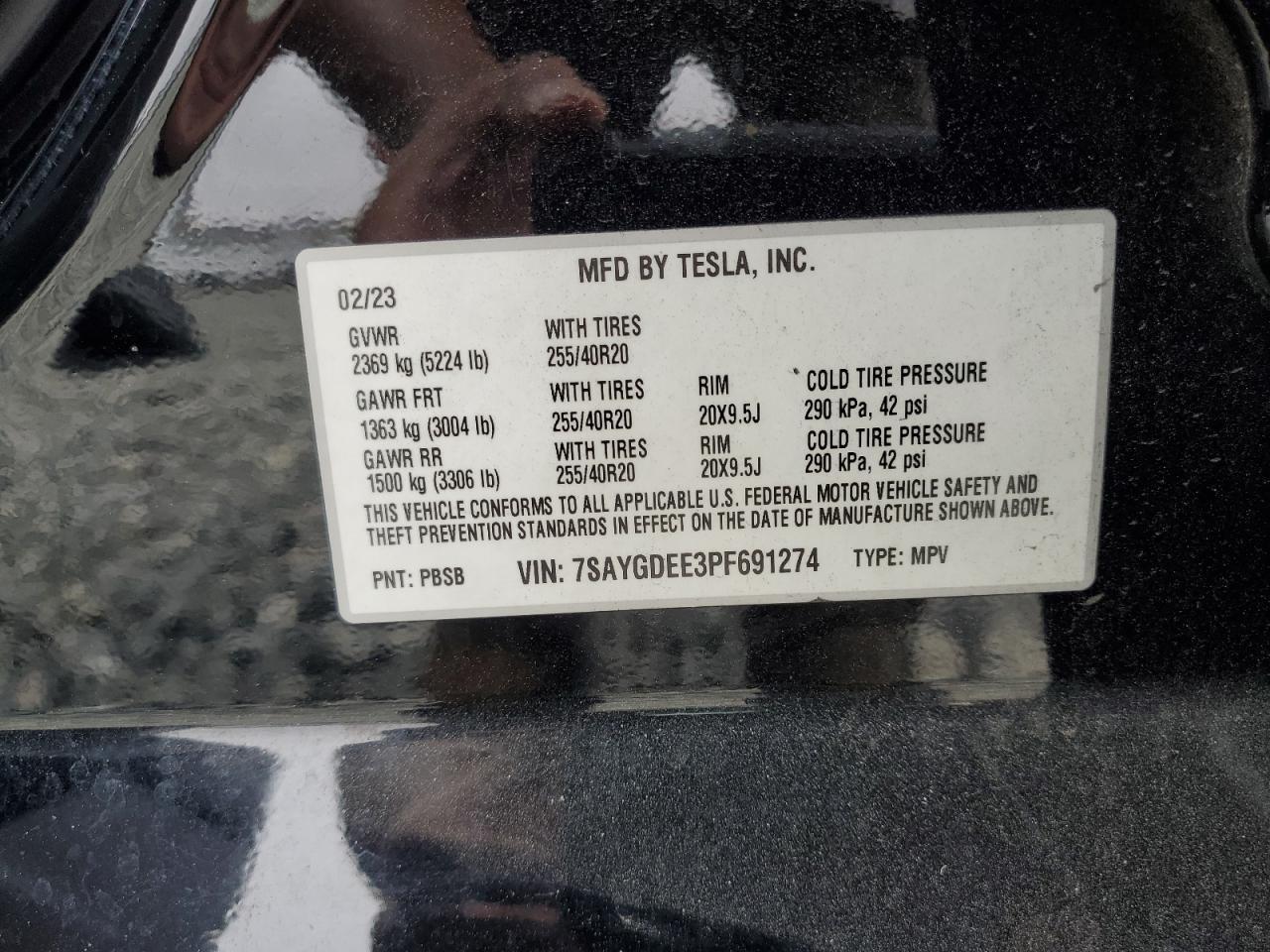 2023 TESLA MODEL Y