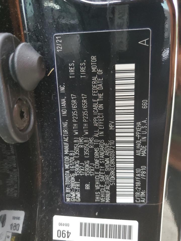 2022 TOYOTA SIENNA