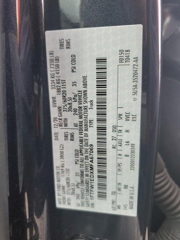 2021 FORD F-150