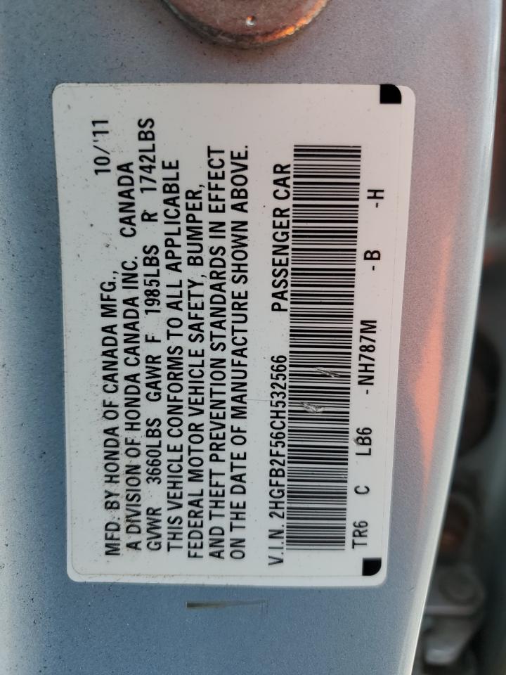 2012 HONDA CIVIC