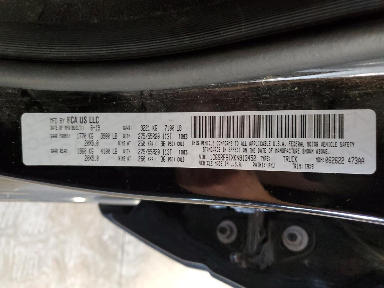 2019 RAM 1500