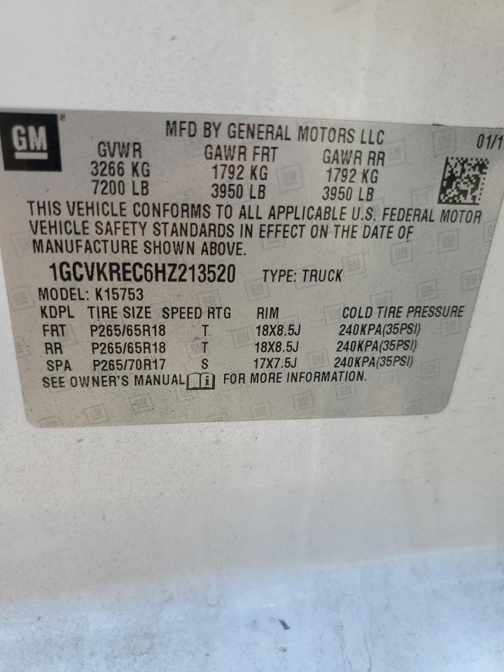 2017 CHEVROLET Silverado