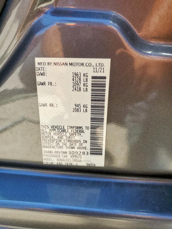 2022 NISSAN ALTIMA