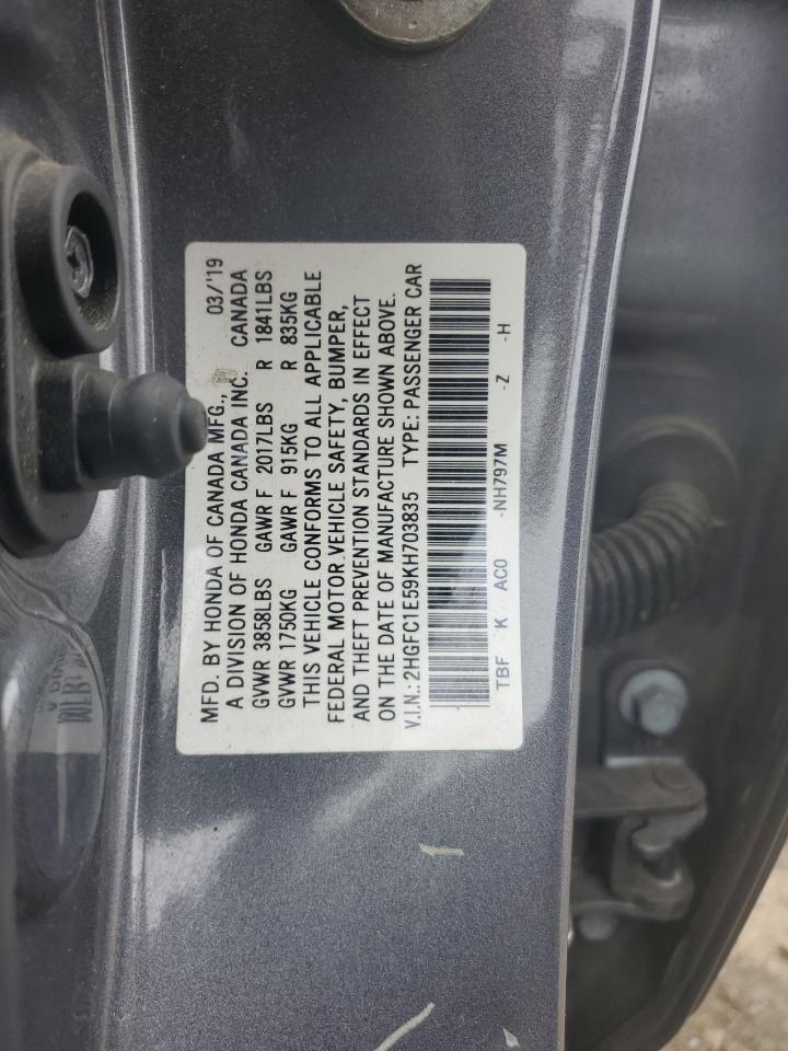 2019 HONDA CIVIC