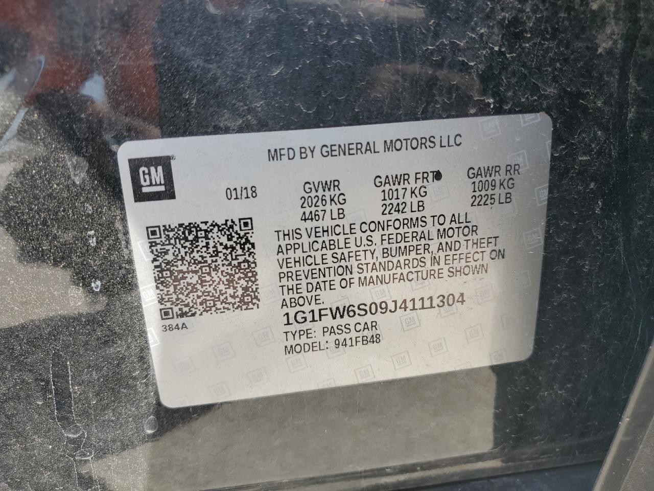 2018 CHEVROLET Bolt EV