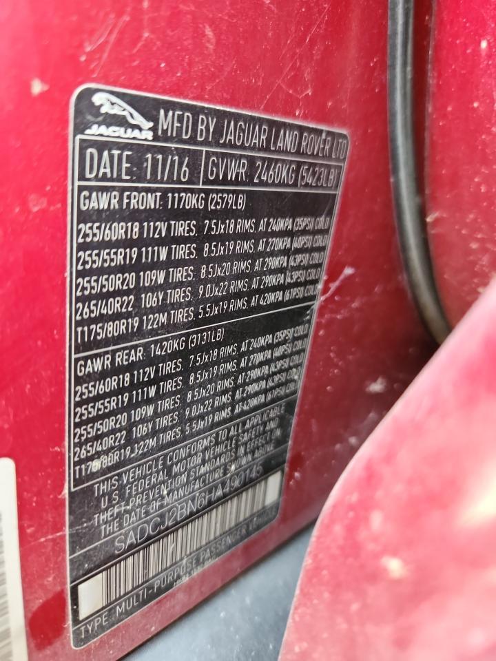 2017 JAGUAR F-Pace
