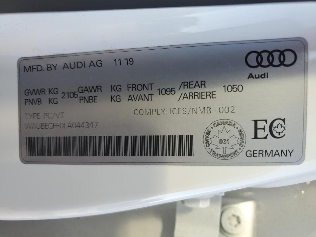 2020 AUDI A3