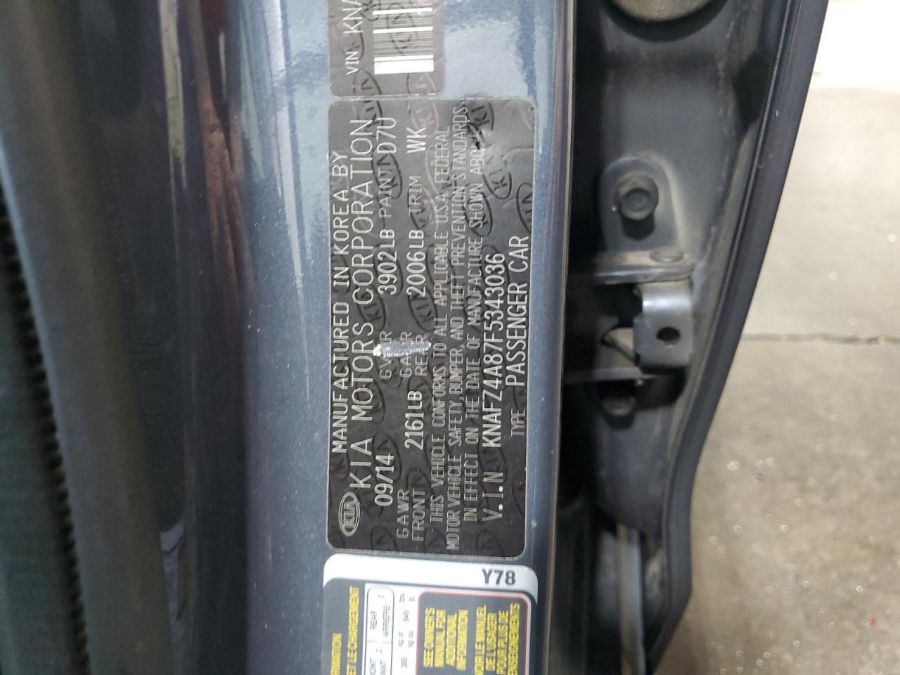 2015 KIA FORTE