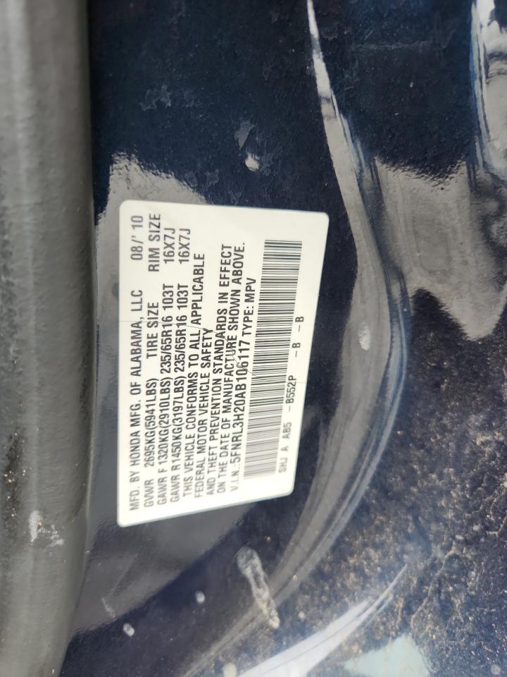 2010 HONDA ODYSSEY