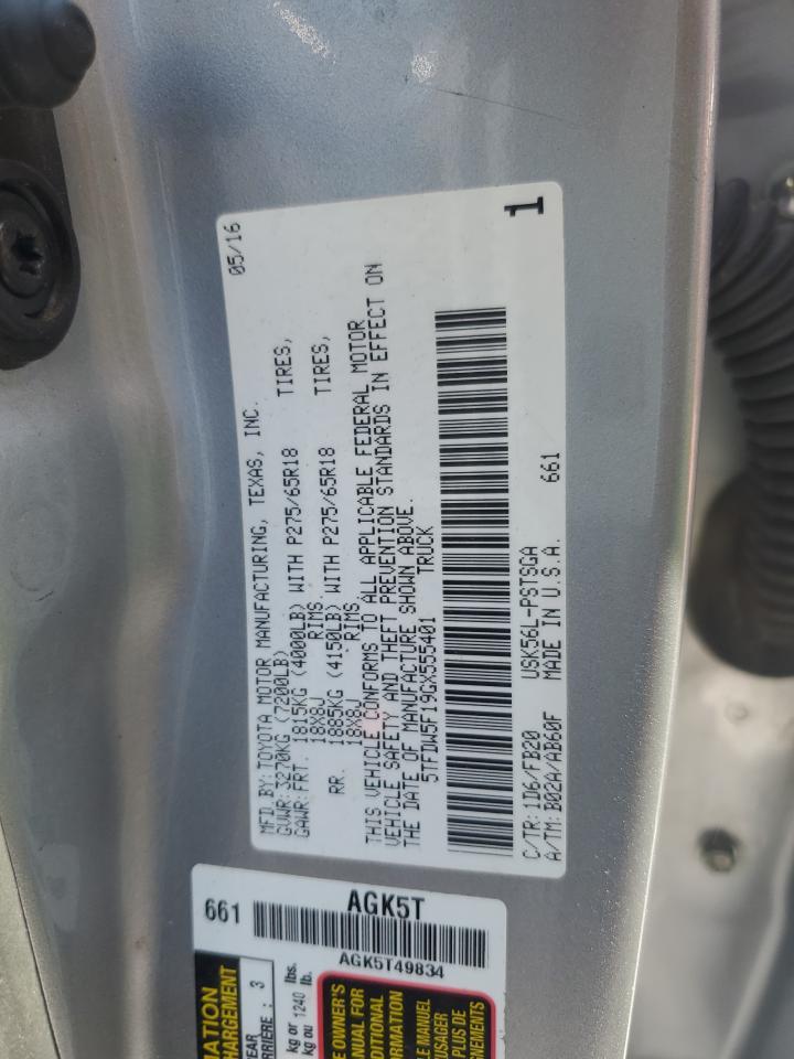 2016 TOYOTA TUNDRA