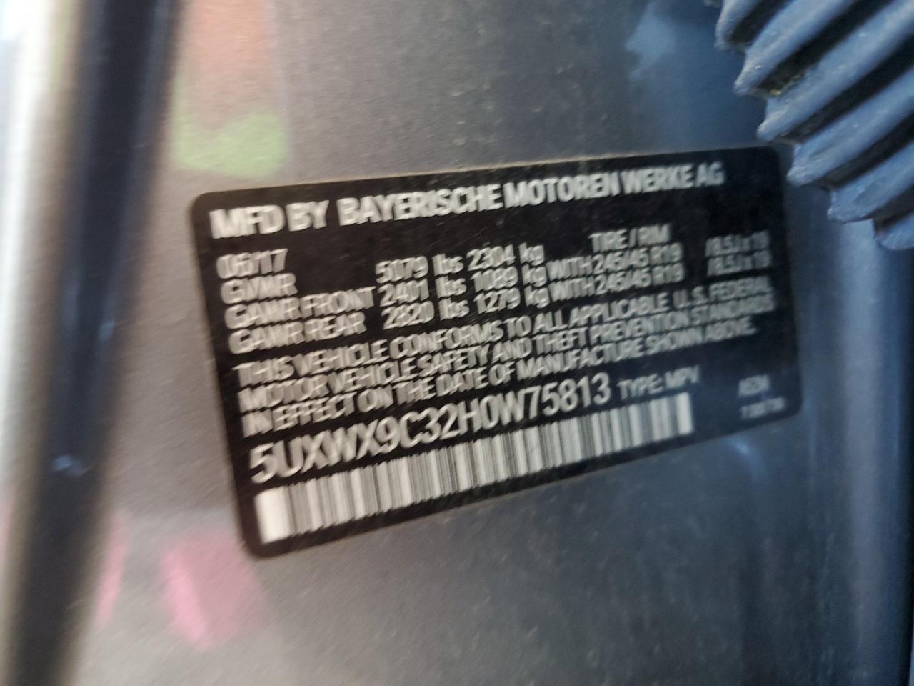 2017 BMW X3