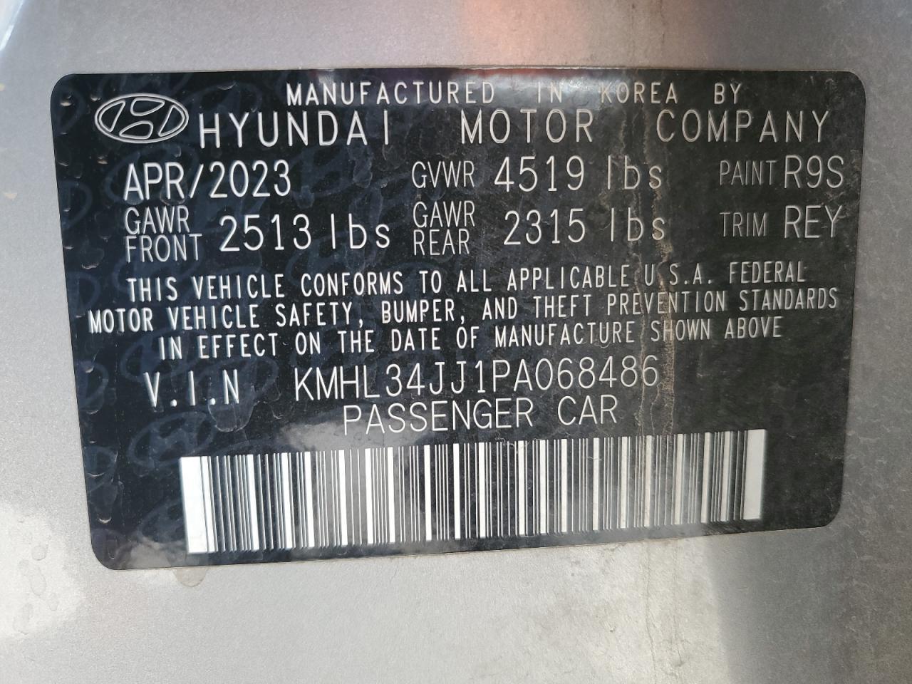 2023 HYUNDAI SONATA