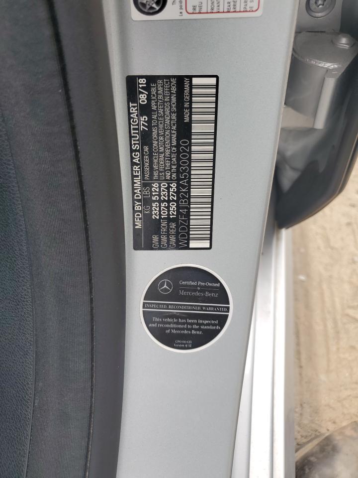 2019 MERCEDES-BENZ E-Class