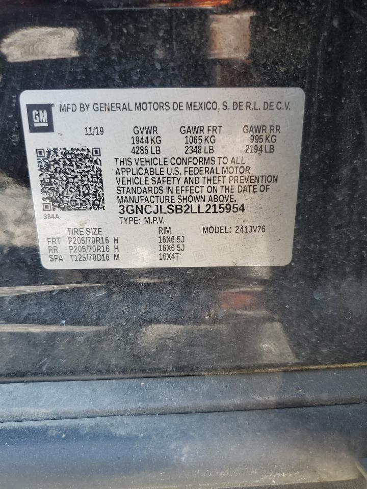 2020 CHEVROLET TRAX