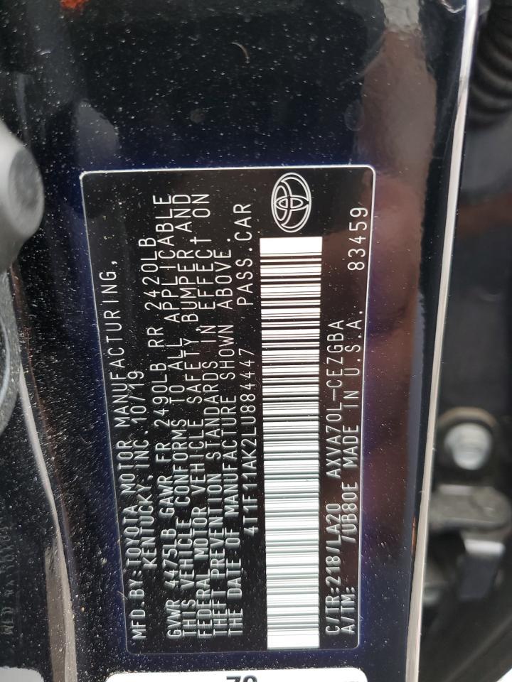 2020 TOYOTA CAMRY