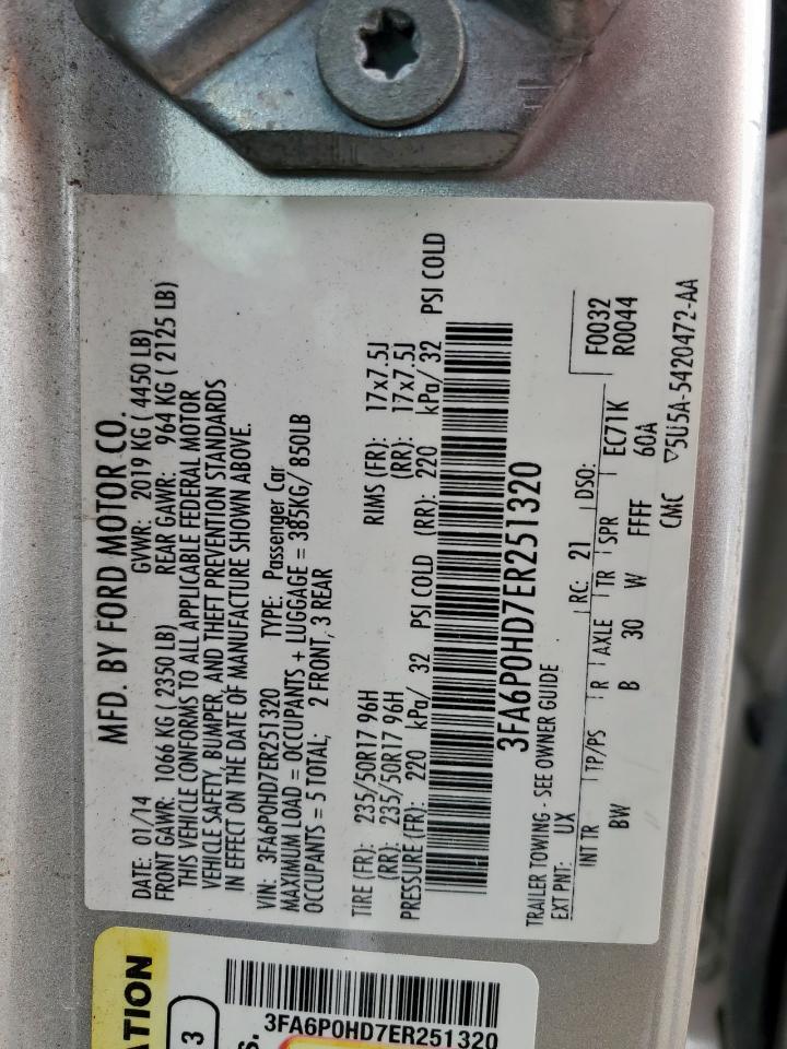 2014 FORD FUSION