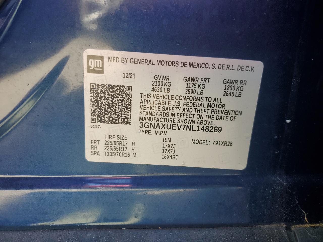 2022 CHEVROLET EQUINOX