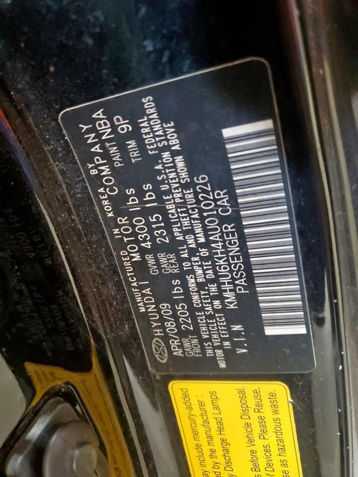 2010 HYUNDAI GENESIS