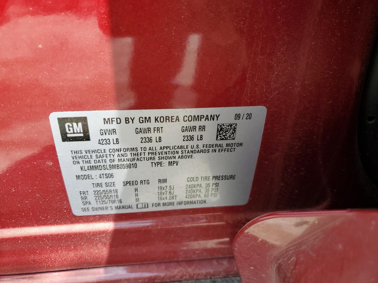 2021 BUICK Encore GX
