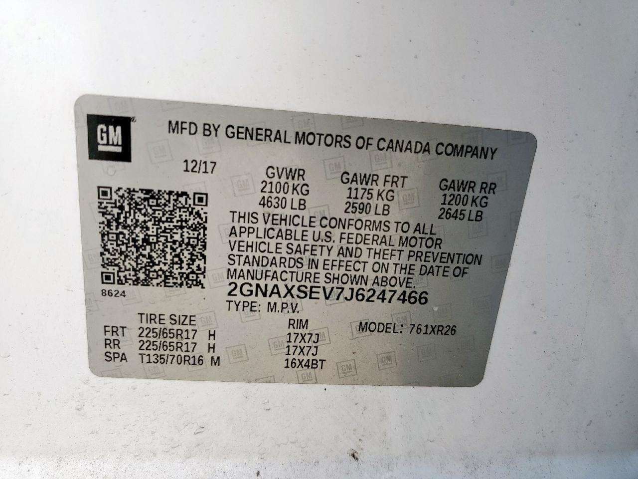 2018 CHEVROLET EQUINOX