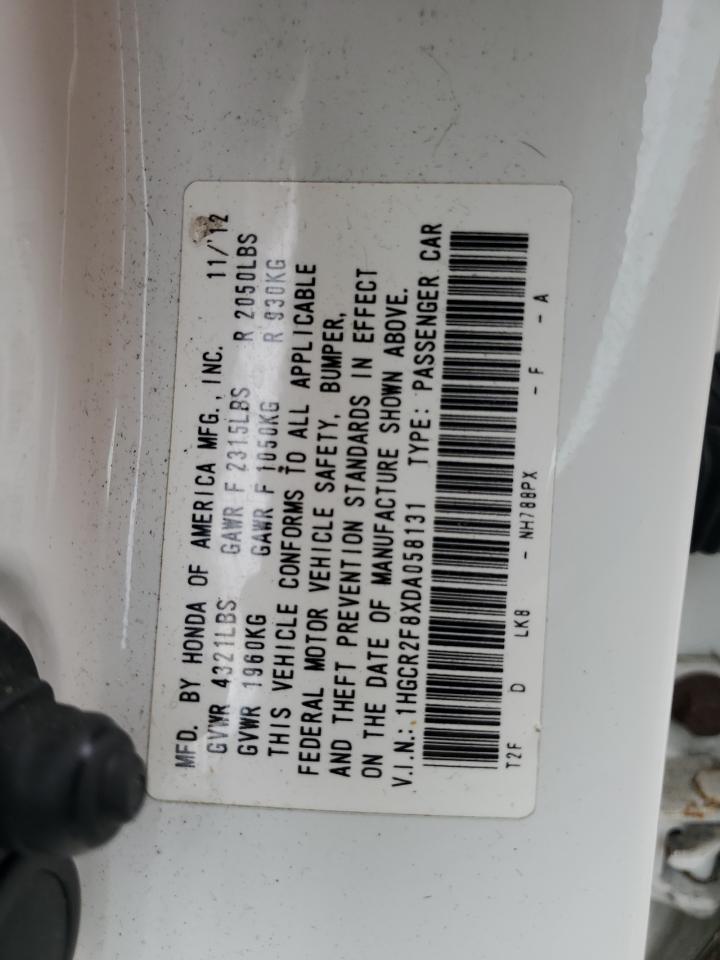 2013 HONDA ACCORD