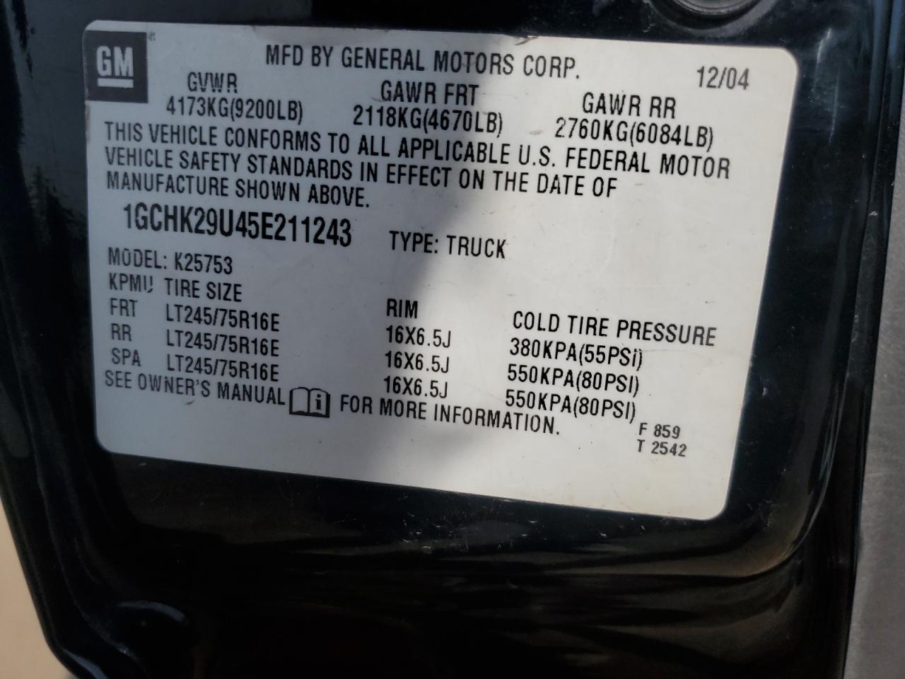 2005 CHEVROLET Silverado