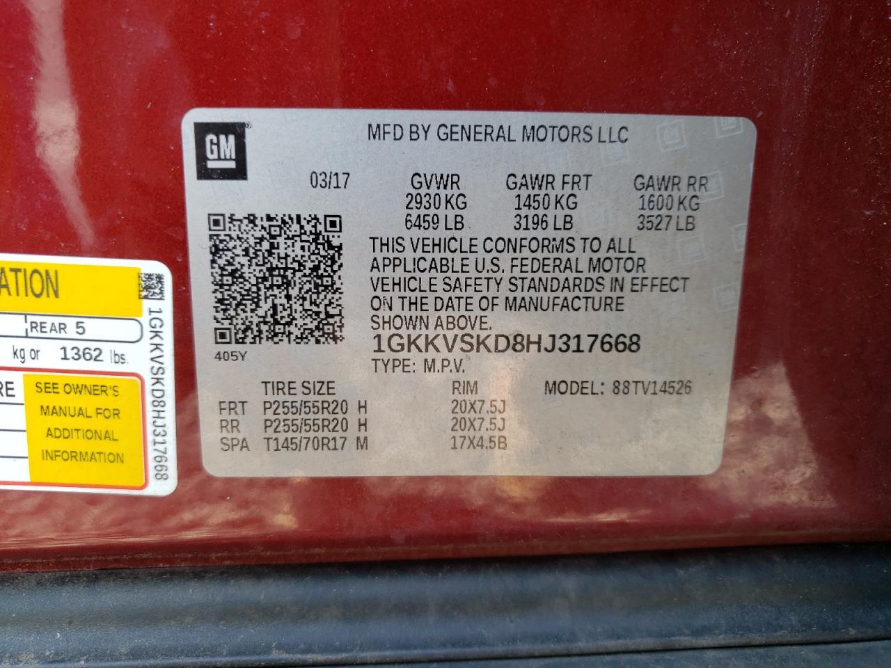 2017 GMC ACADIA