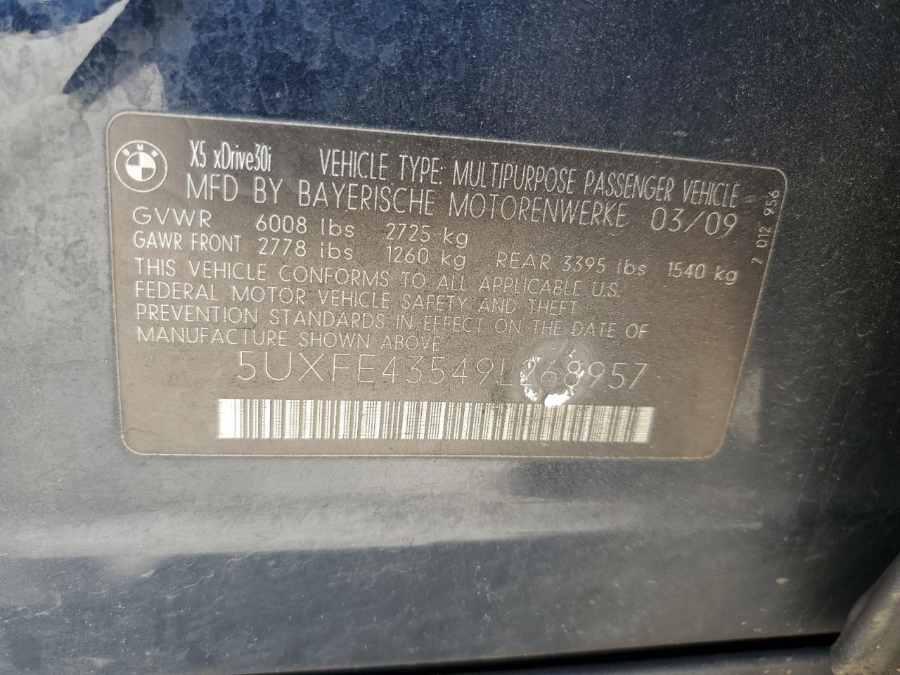 2009 BMW X5