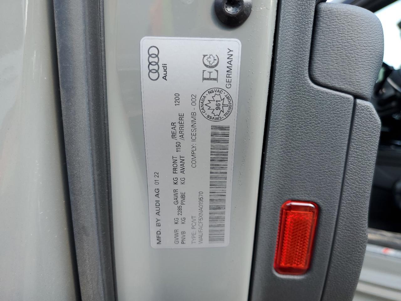 2022 AUDI A5