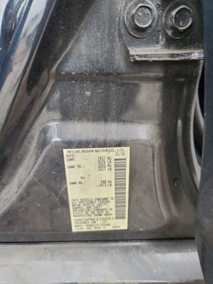 2017 NISSAN ALTIMA