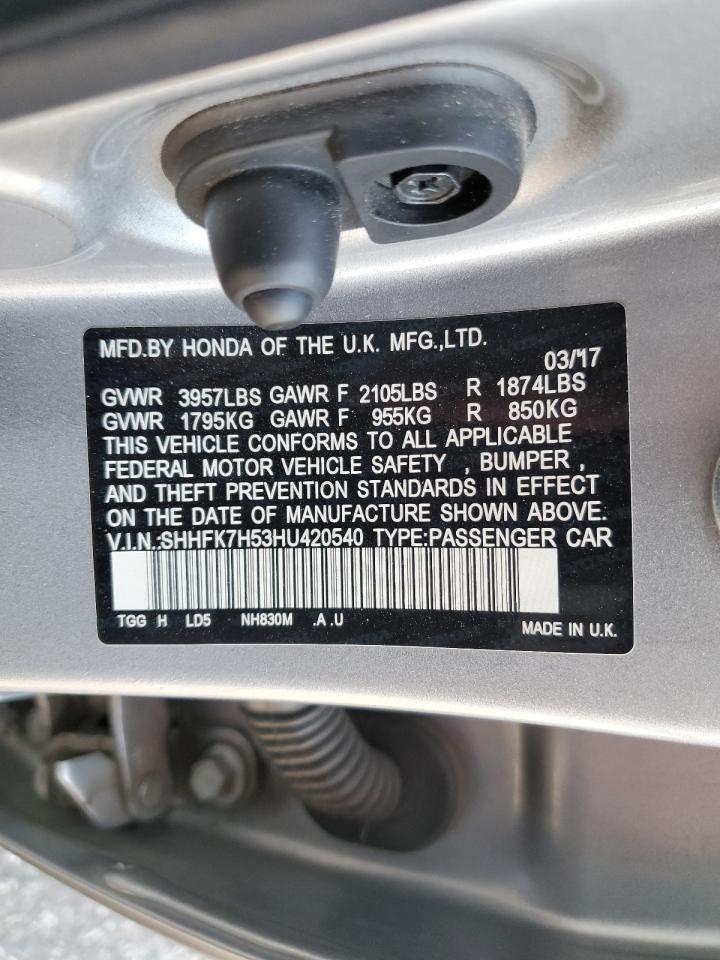 2017 HONDA CIVIC
