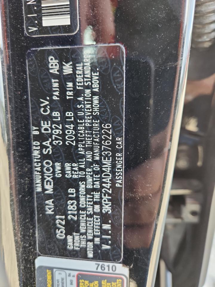 2021 KIA FORTE