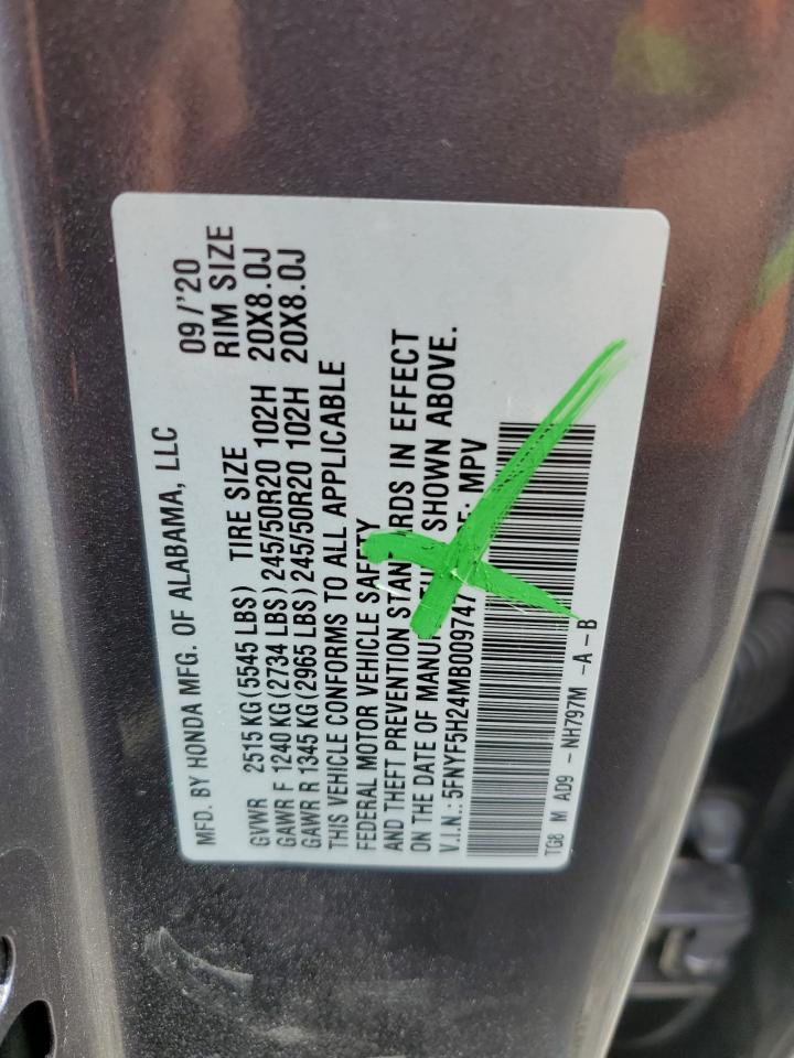2021 HONDA PILOT