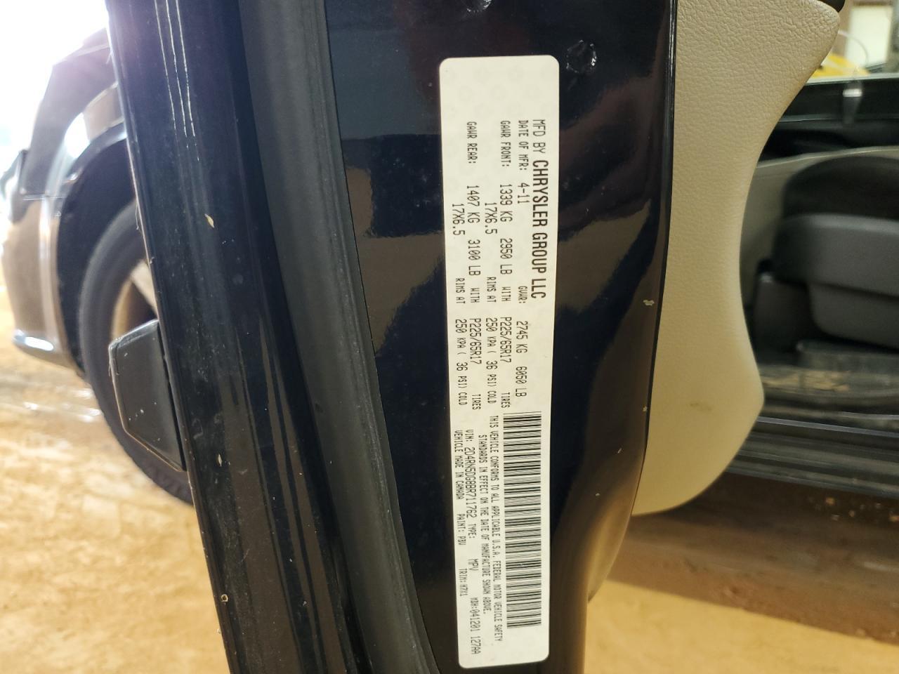 2011 DODGE GRAND CARAVAN