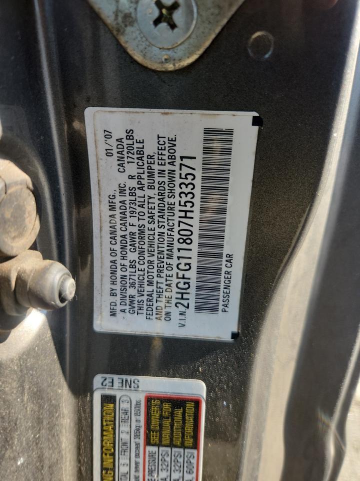 2007 HONDA CIVIC