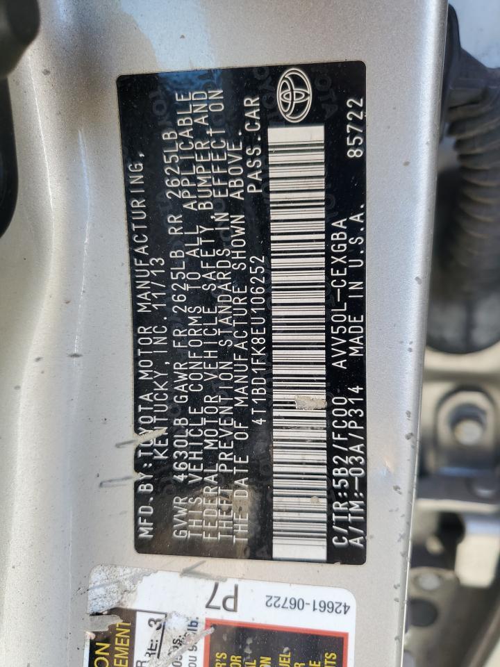 2014 TOYOTA CAMRY