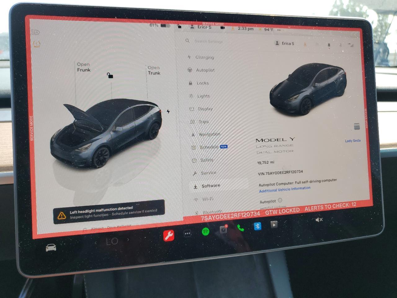2024 TESLA MODEL Y