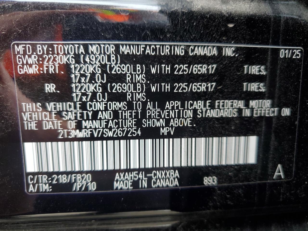 2025 TOYOTA RAV4