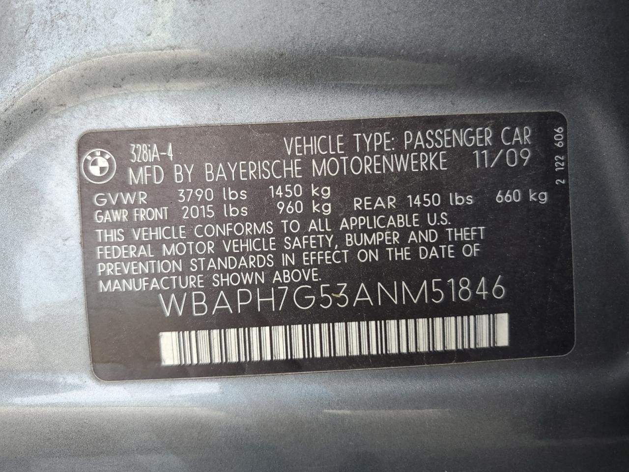 2010 BMW 3 SERIES