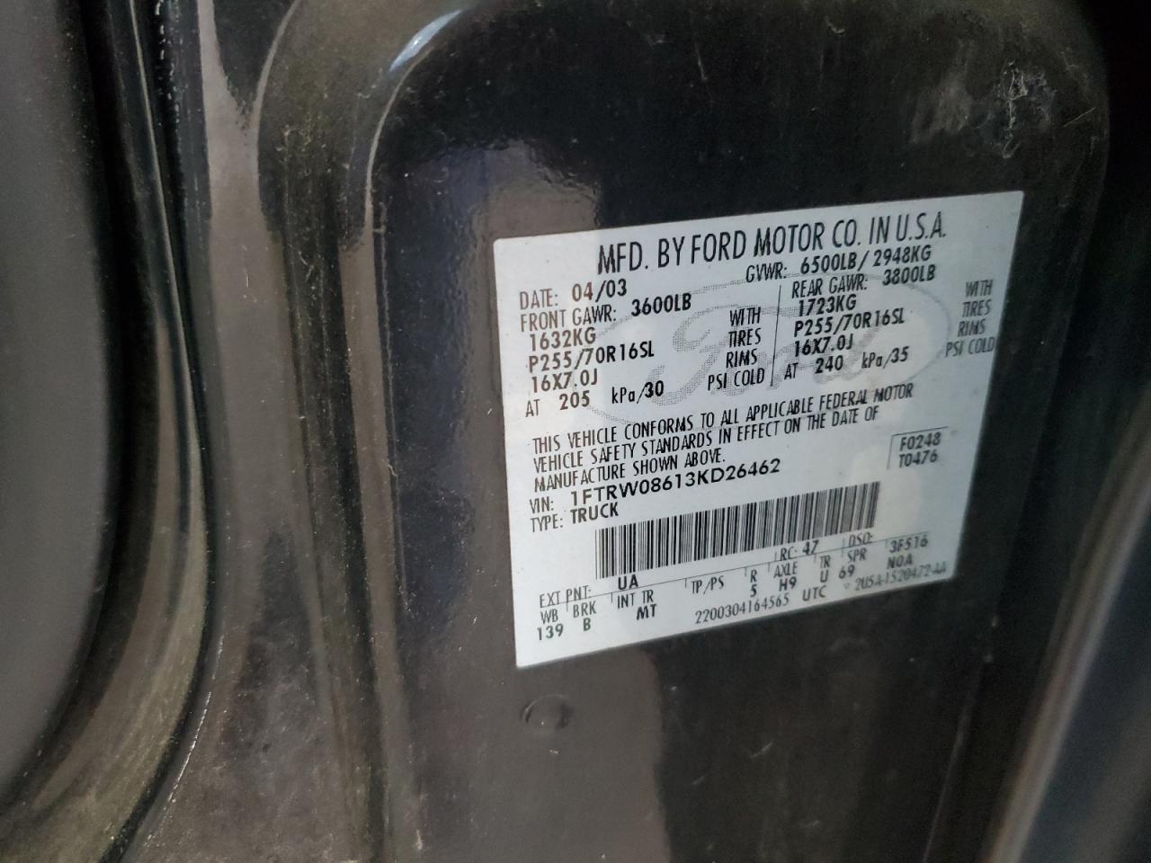 2003 FORD F-150
