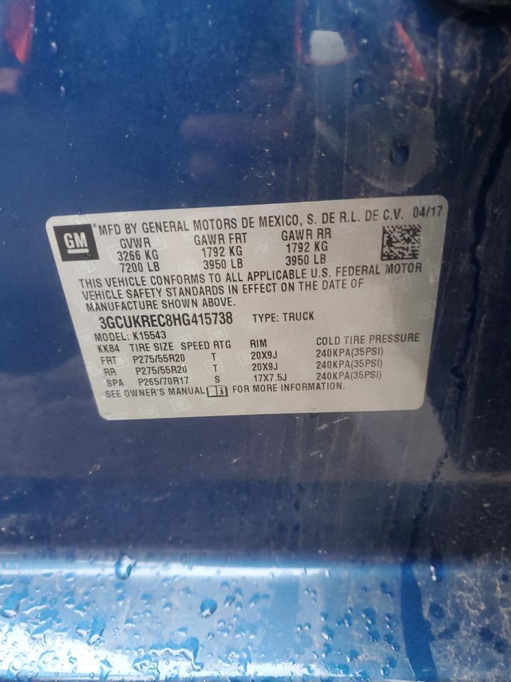 2017 CHEVROLET Silverado