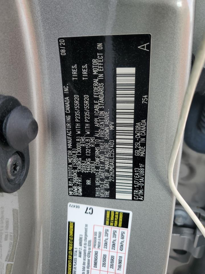 2020 LEXUS RX 350