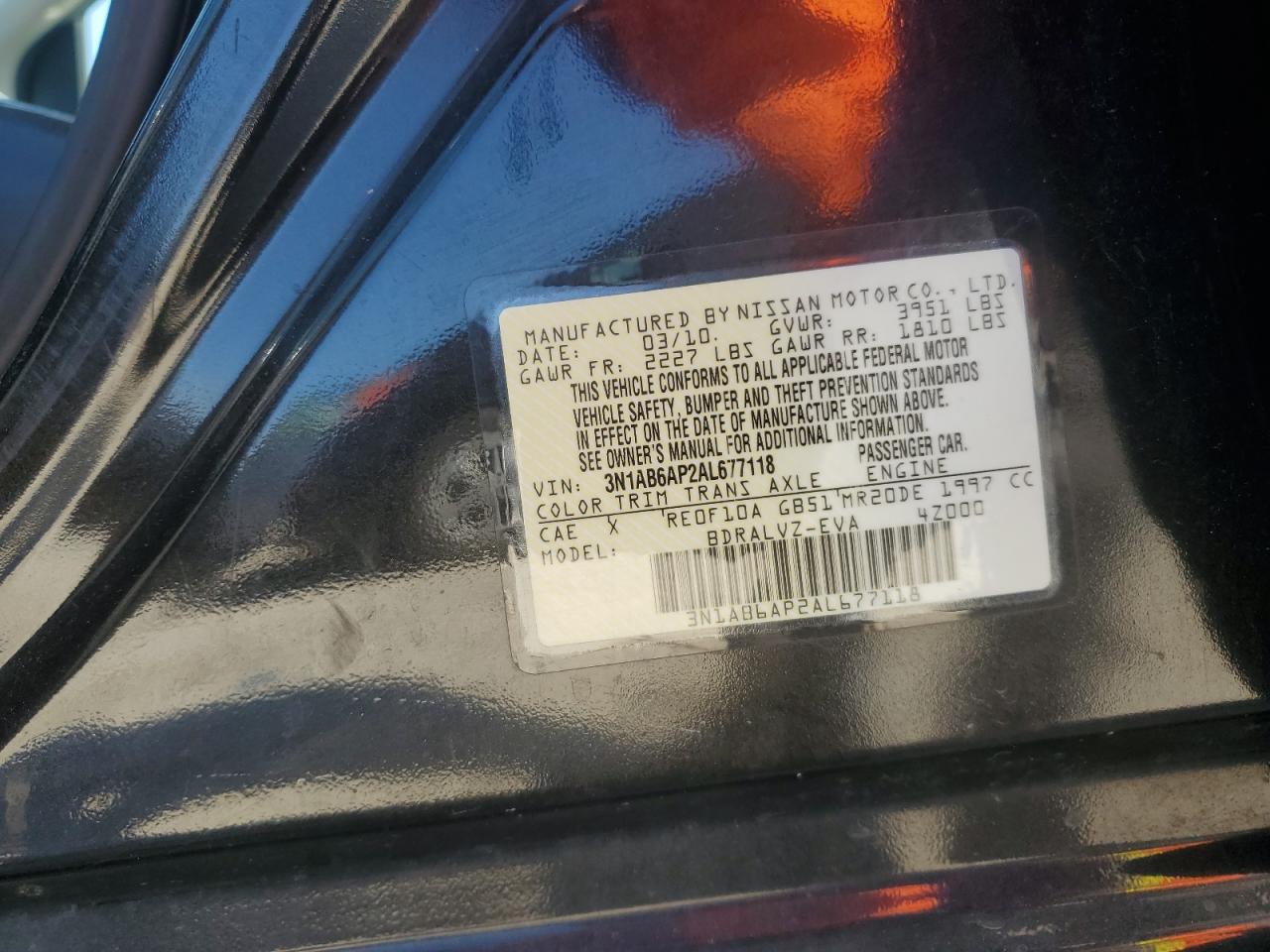 2010 NISSAN SENTRA
