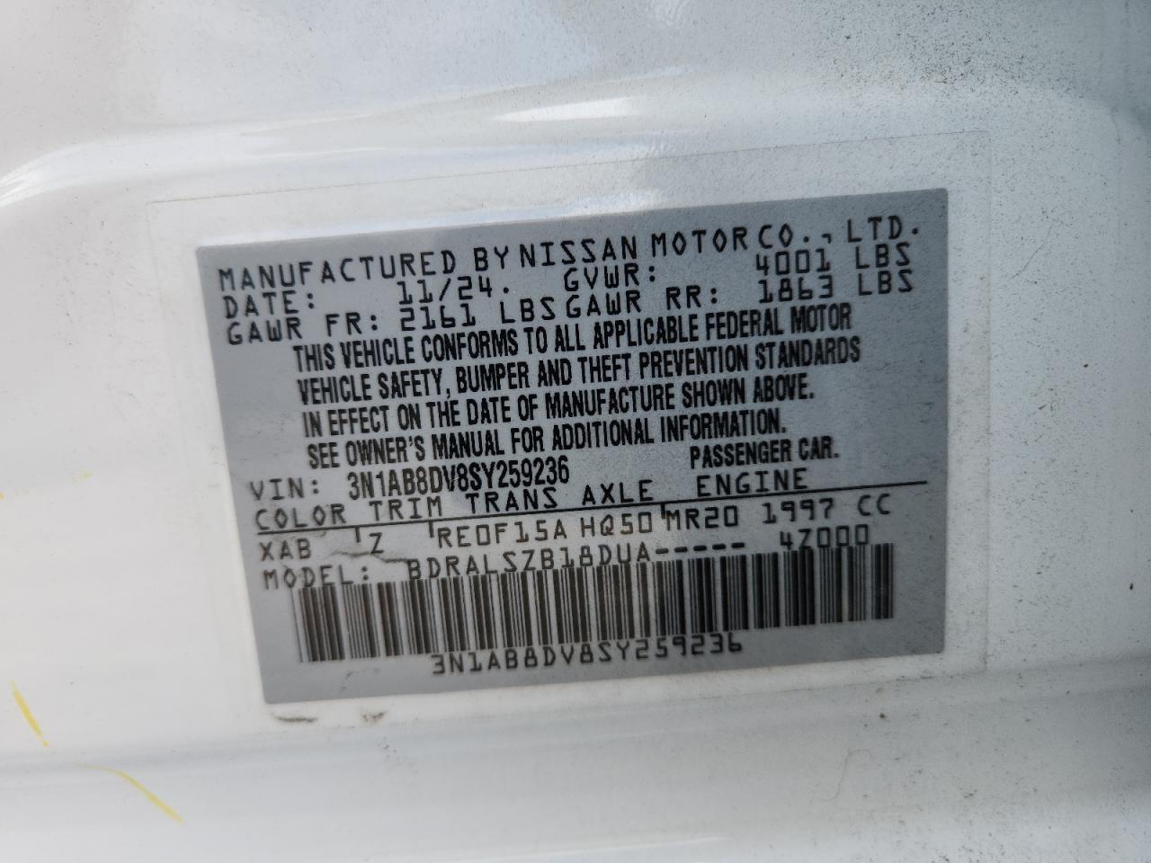 2025 NISSAN SENTRA