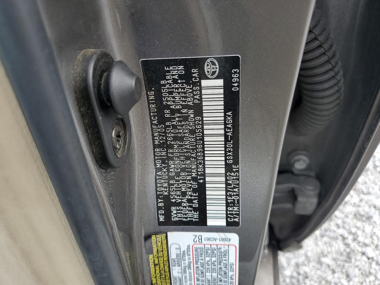 2006 TOYOTA Avalon