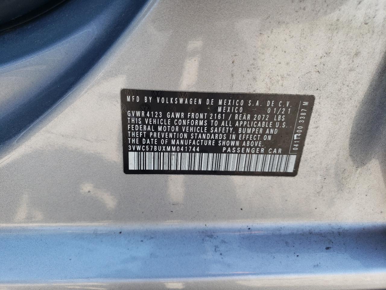 2021 VOLKSWAGEN JETTA