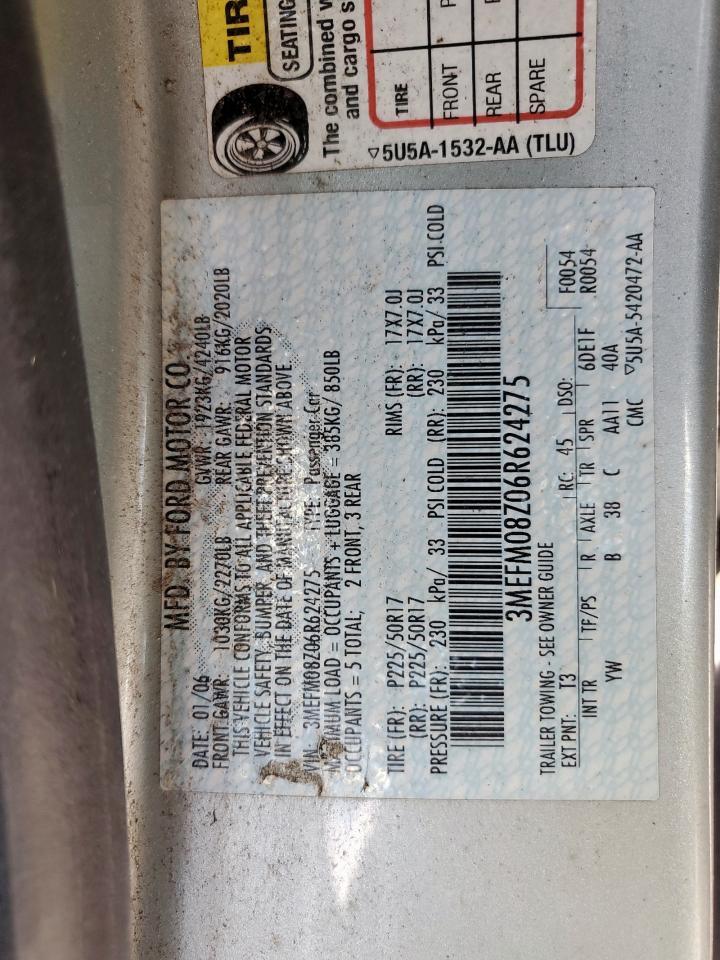 2006 MERCURY Milan