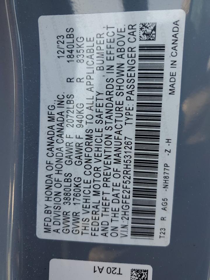 2024 HONDA CIVIC