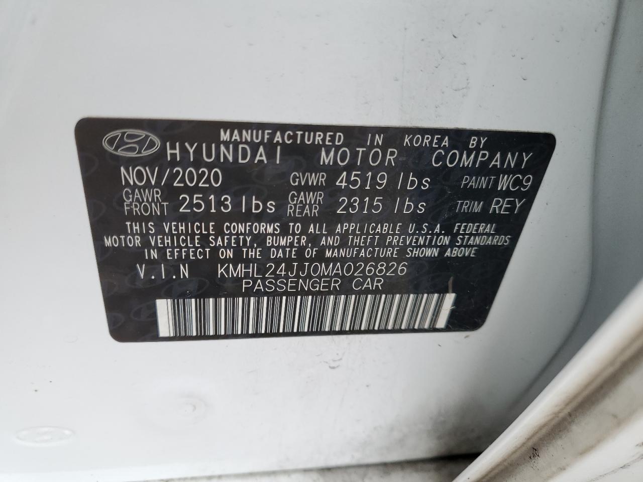 2021 HYUNDAI SONATA