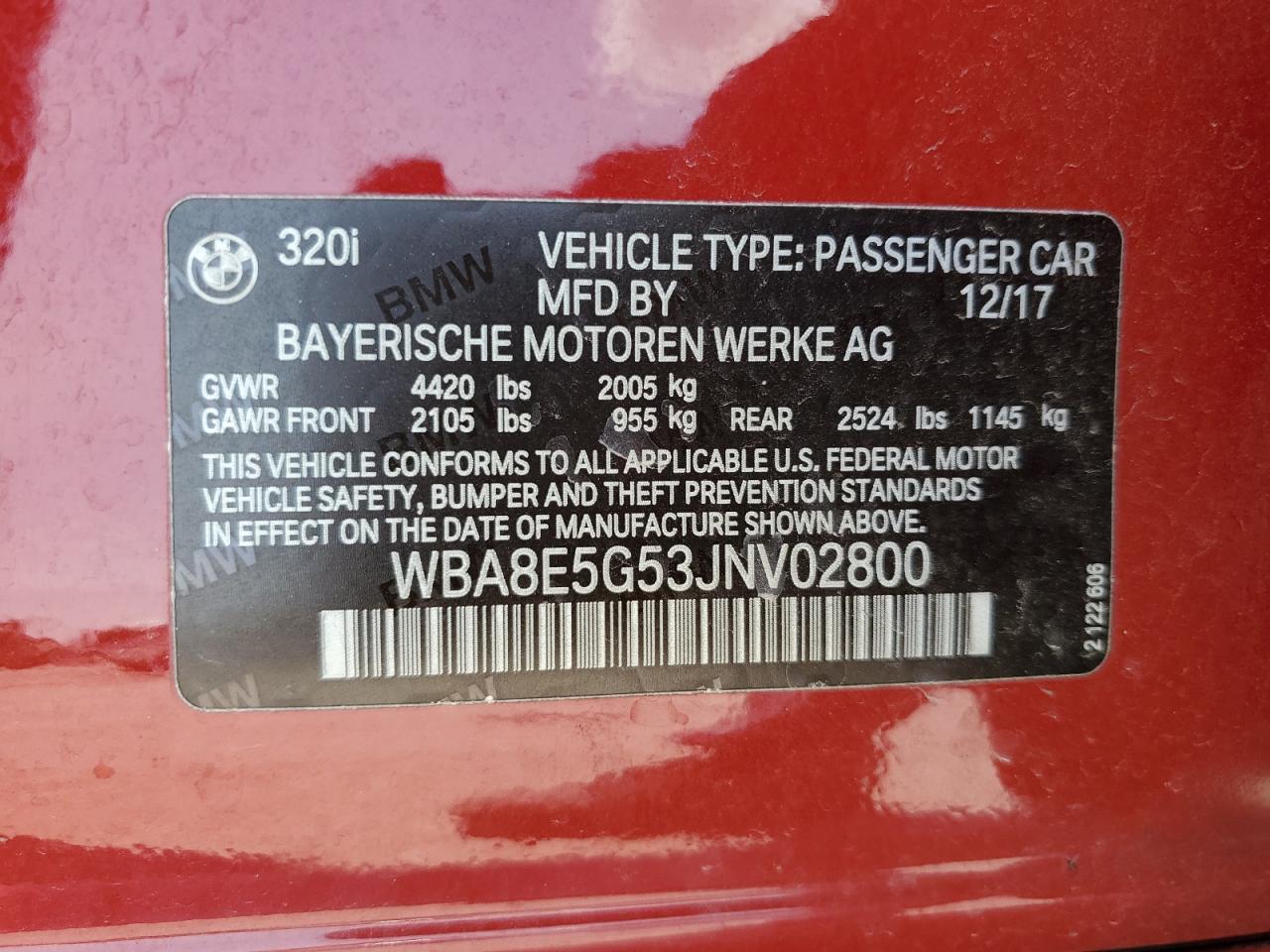 2018 BMW 3 SERIES